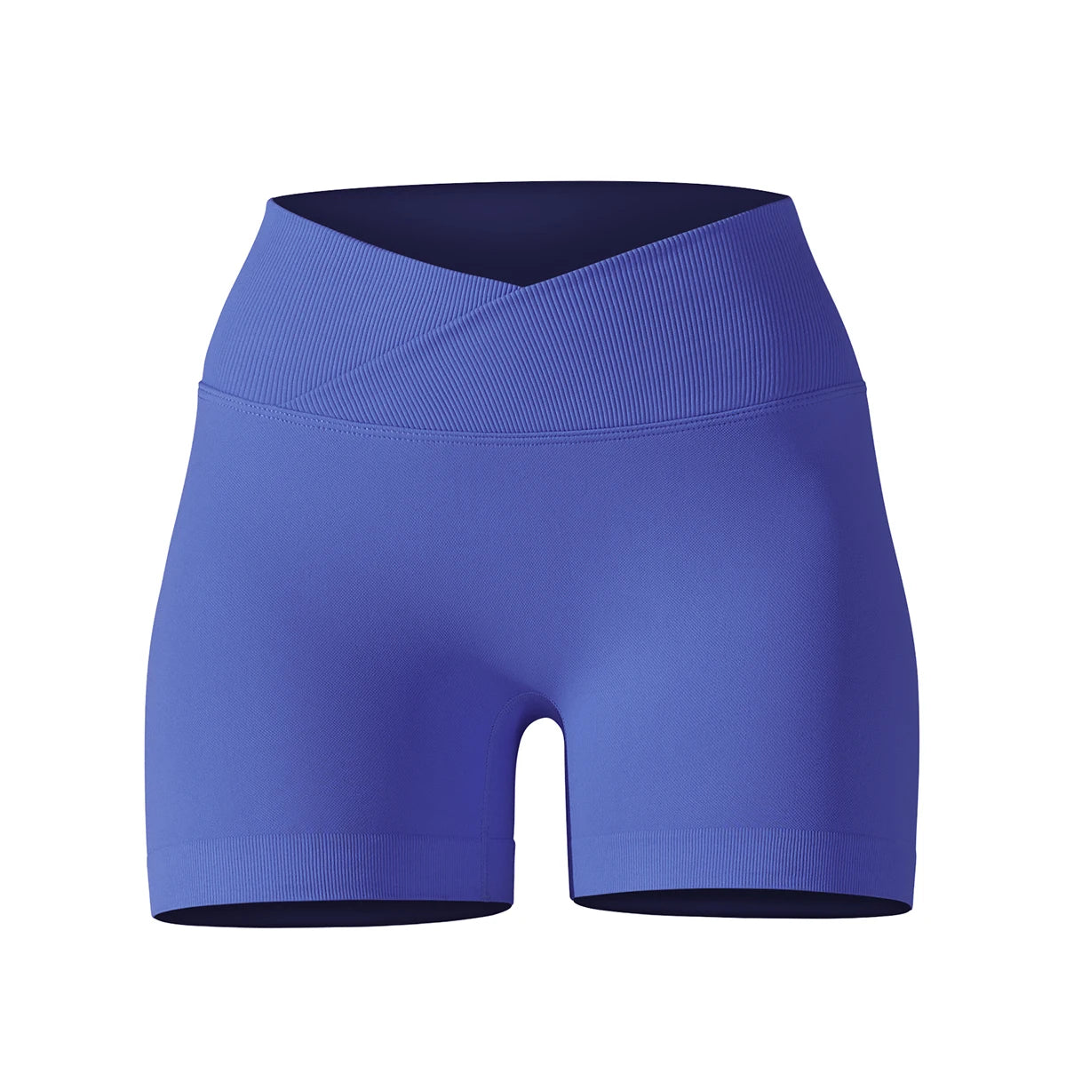 Seamless Sports Shorts Cross High Waist Fitness Leggings Shorts Gym Scrunch Butt Shorts Women Squats Running Workout Shorts