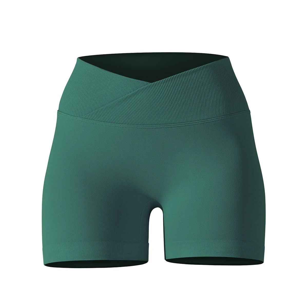 Seamless Sports Shorts Cross High Waist Fitness Leggings Shorts Gym Scrunch Butt Shorts Women Squats Running Workout Shorts