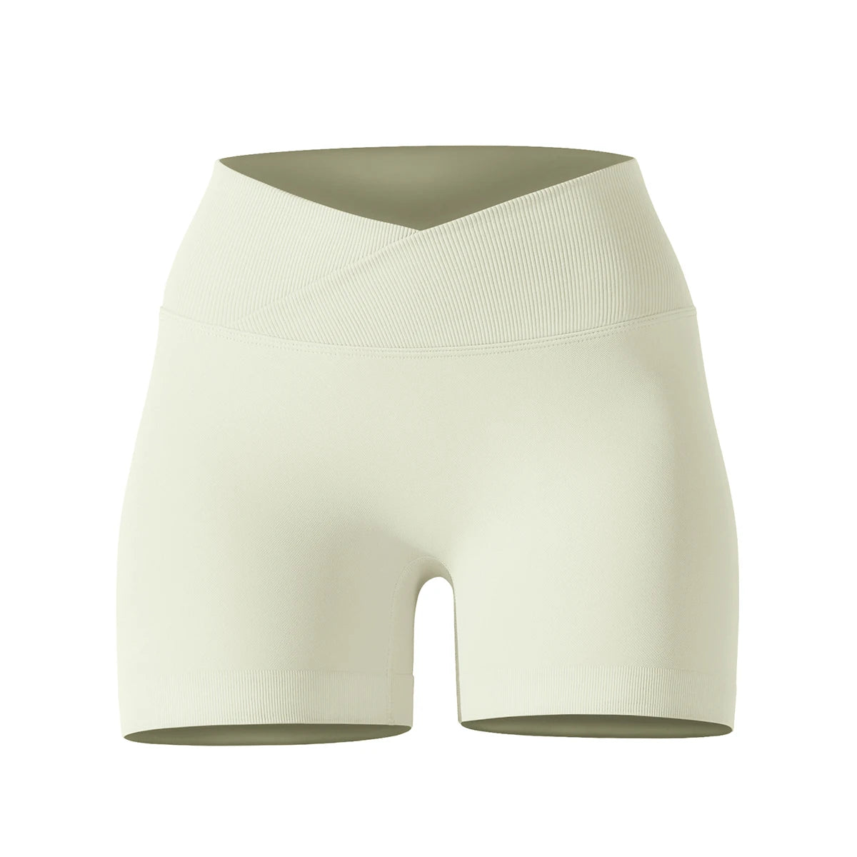 Seamless Sports Shorts Cross High Waist Fitness Leggings Shorts Gym Scrunch Butt Shorts Women Squats Running Workout Shorts