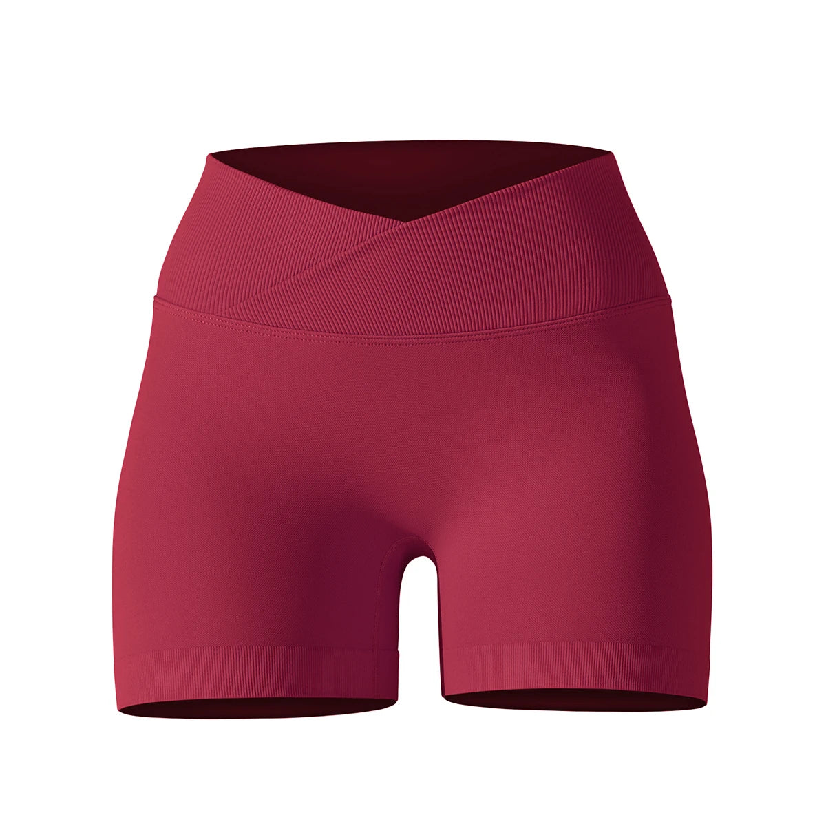 Seamless Sports Shorts Cross High Waist Fitness Leggings Shorts Gym Scrunch Butt Shorts Women Squats Running Workout Shorts