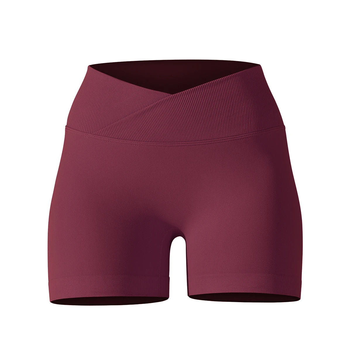 Seamless Sports Shorts Cross High Waist Fitness Leggings Shorts Gym Scrunch Butt Shorts Women Squats Running Workout Shorts