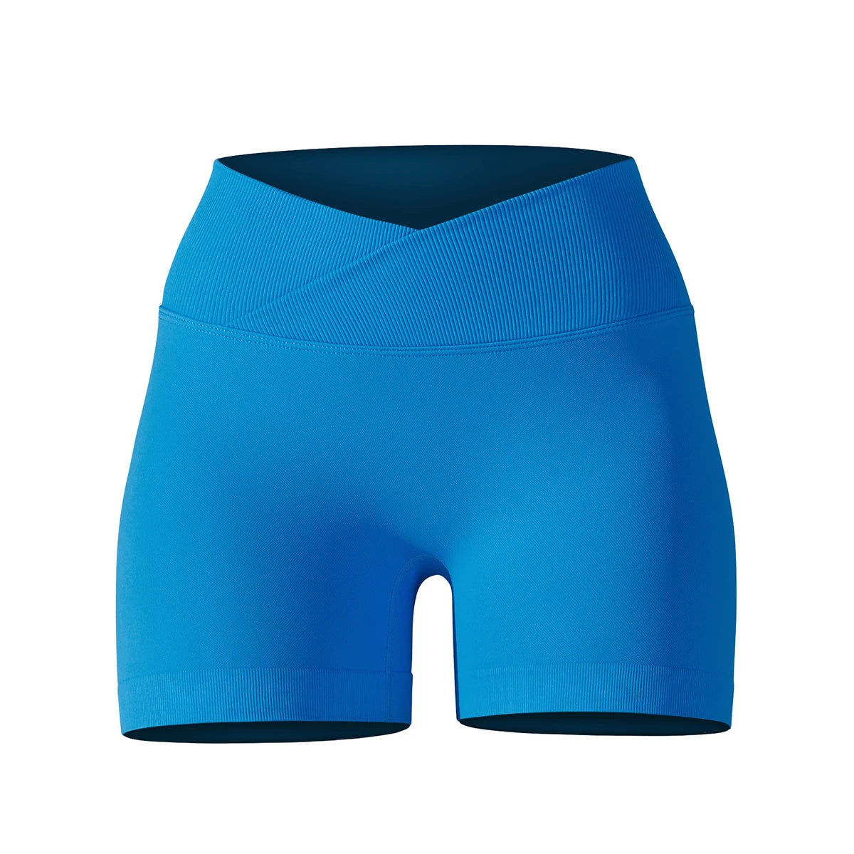 Seamless Sports Shorts Cross High Waist Fitness Leggings Shorts Gym Scrunch Butt Shorts Women Squats Running Workout Shorts