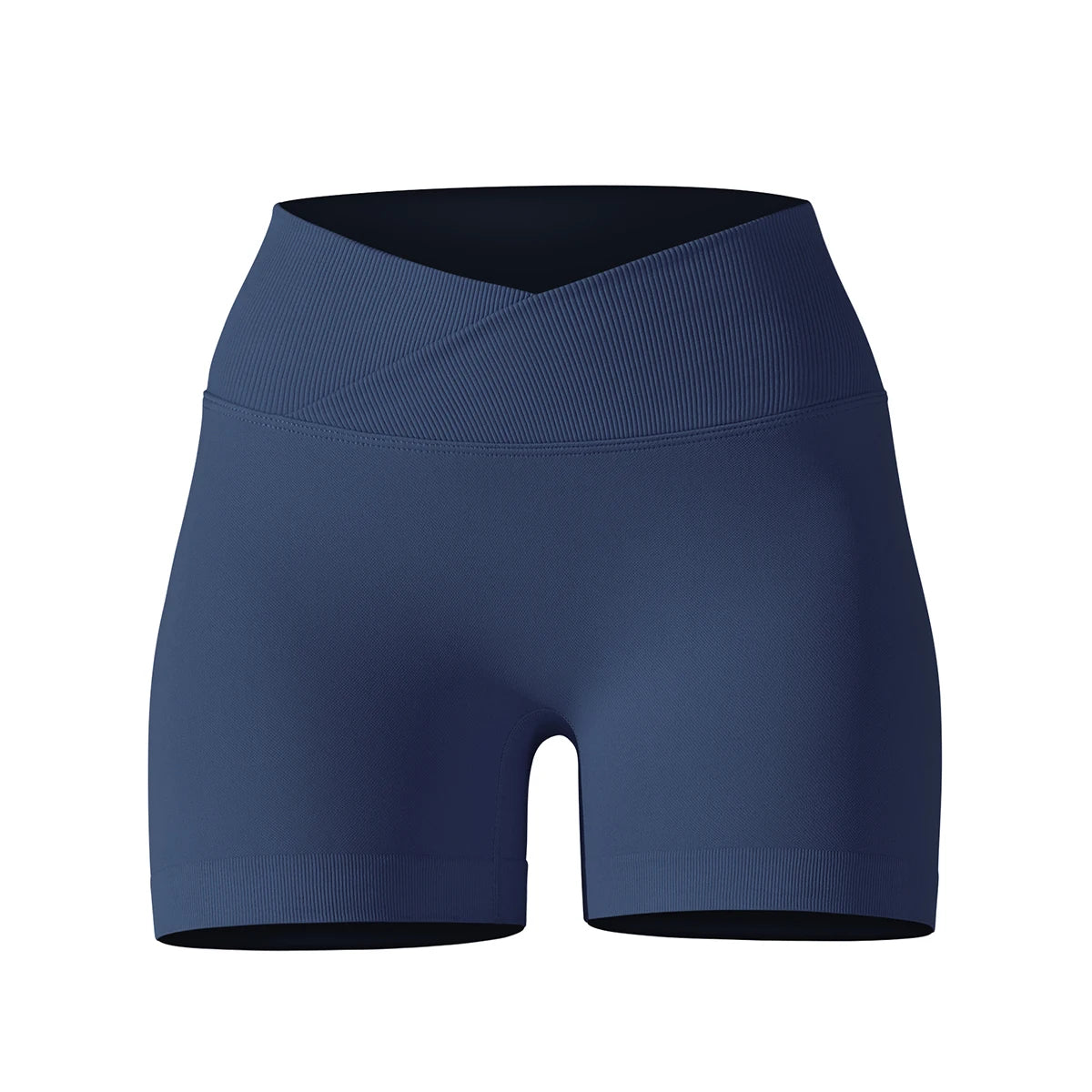 Seamless Sports Shorts Cross High Waist Fitness Leggings Shorts Gym Scrunch Butt Shorts Women Squats Running Workout Shorts